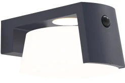 Moon wandlamp donkergrijs led 7.4ww