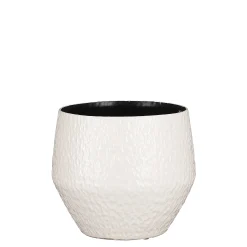 Morris pot rond wit - h21xd24cm
