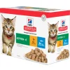 Natvoer voor katten science plan kitten kip en zeevis 85g multipack