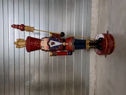 Notenkraker staf link met lichtjes