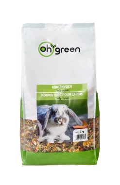 Oh'green konijn muesli 3kg