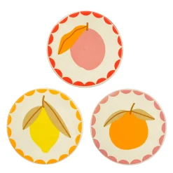 Onderzetter fruit - h0,5xd9,5cm