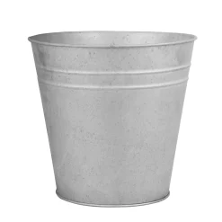 Oud zink bloempot 25 cm