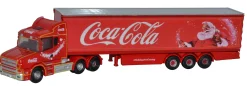 Oxford christmas truck coca-cola 1:148 rood