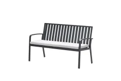 Pisa tuinbank donkergrijs/zand