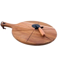 PIZZAMES+SERVEERPLANK ACACIA