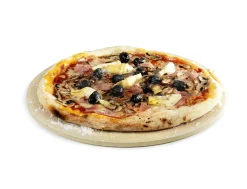 Pizzasteen uit vuurvaste klei Ø36cm