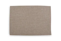 Placemat 43x30cm beige fabric look Dinner