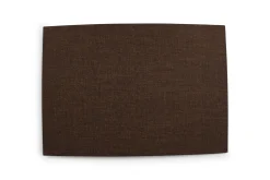 Placemat 43x30cm bruin fabric look Dinner