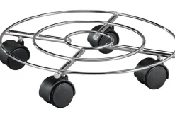 Plantentolley chrome rond d30cm