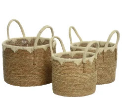 Planter gras creme 34cm