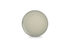 Plat bord fosil 25cm ivoor