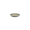 Plat bord 15x13,5 groen/grijs flint