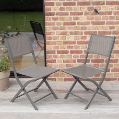 Plooistoel Modulo grijs antraciet