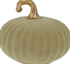 Pompoen in glas beige 12cm