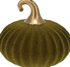 Pompoen in glas groen 10cm