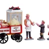 Popcorn seller, set of 4