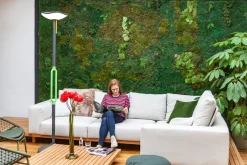 Poppy solar lamp grijs led 8w