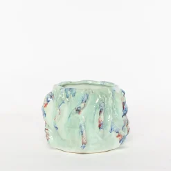 Pot coby 1 blauw / rood