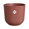 Pot jazz rond 16cm toscaans rood