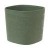 Pot Respect met reservoir 25x25h21 groen-grijs