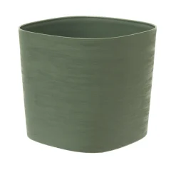 Pot Respect met reservoir 25x25h21 groen-grijs