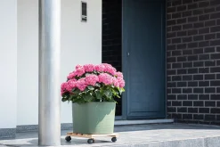 Pot Respect met reservoir 20x20h17 groen-grijs