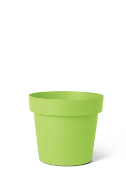Pot rond happy 16 cm lime