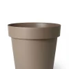 Pot rond happy met wielen 60h 51 taupe
