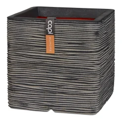Pot vierkant rib 40x40x40 antr