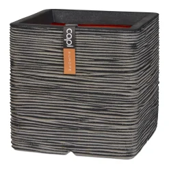 Pot vierkant rib 30x30x30 antr