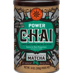 Power chai with matcha (glutenvrij-vegan) 398g