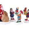Present procession, set of 4