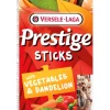 Prestige sticks papegaaien met groenten & paardenbloem - 2 stuks 140g