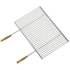 Professioneel rooster uit chroom en hout 70x40cm FSC 100%