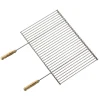 Professioneel rooster uit chroom en hout 58,5x40cm FSC 100%