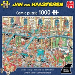 Puzzel xms jvh santa's factory 1000