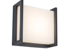 Qubo wandlamp donkergrijs led 9.5w