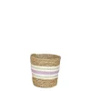 Rachel mand rond lila - h14xd14cm