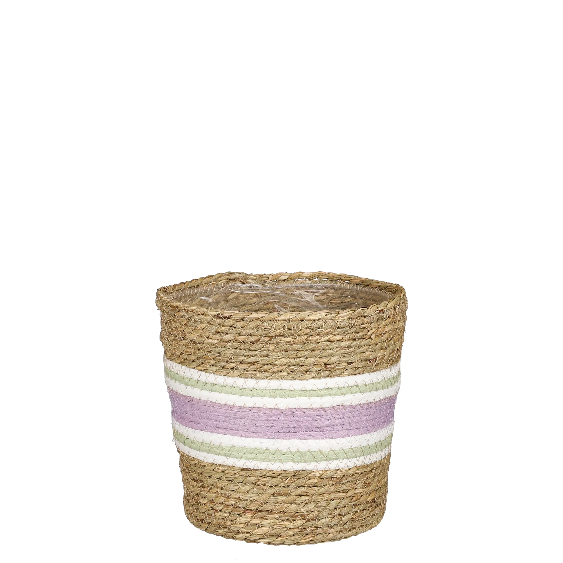 Rachel mand rond lila - h18xd18cm