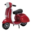 Red moped