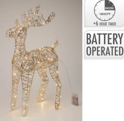 Rendier 60cm met led