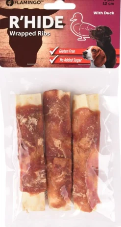 R'hide duck wrapped ribs 12cm 3st 90gr
