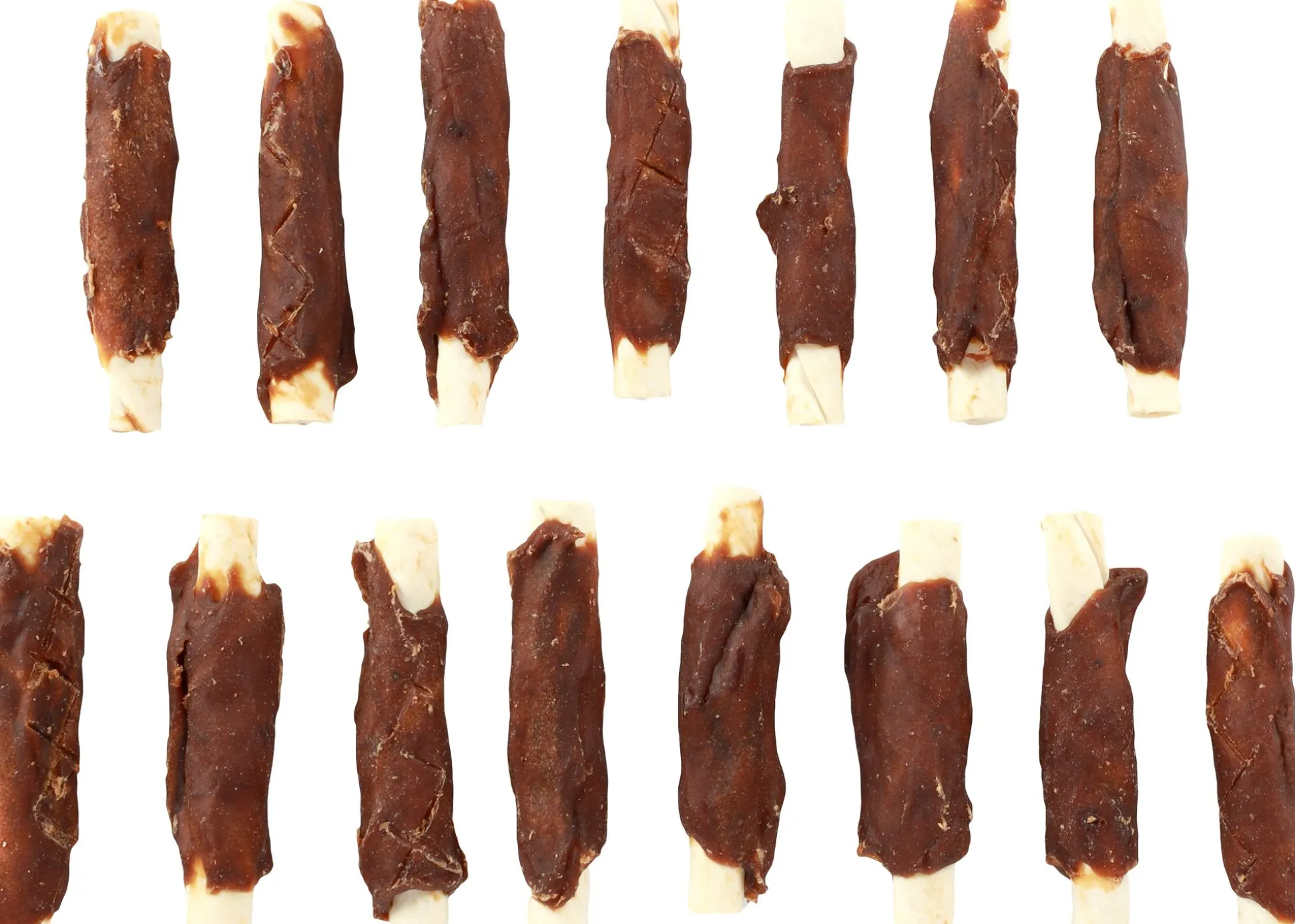 R'hide stokjes omwikkeld met konijn 7/8mm 6cm 15st 100gr