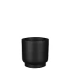Riva pot rond zwart - h14xd15cm