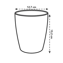 Rond orchidee 12,5cm