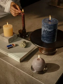 Rustieke pillarkaars