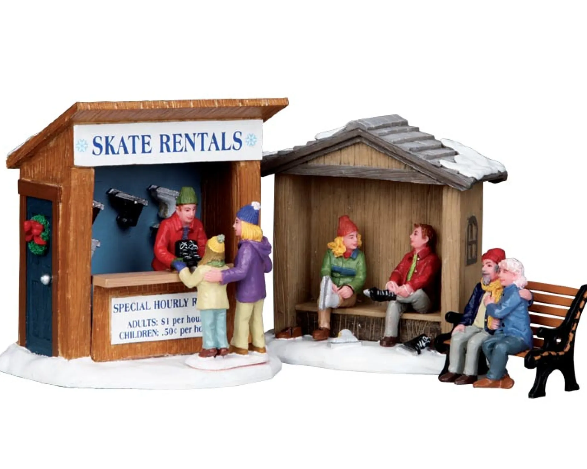 Schaatshuur, set van 3