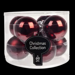 Set van 8 kerstballen