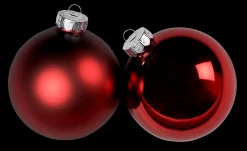 Set van 8 kerstballen